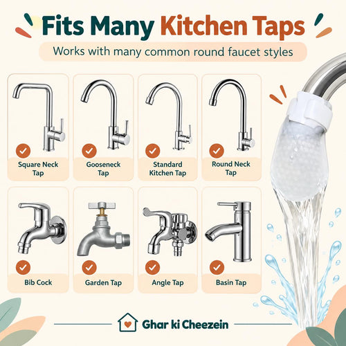 360 Moving Kitchen Tap Filter - view 2 | Ghar Ki Cheezein