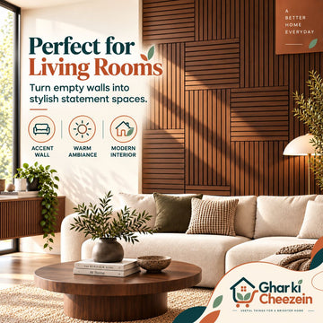 3D Wood Slat Wall Panels