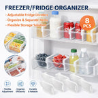 Premium Adjustable Refrigerator Organizer
