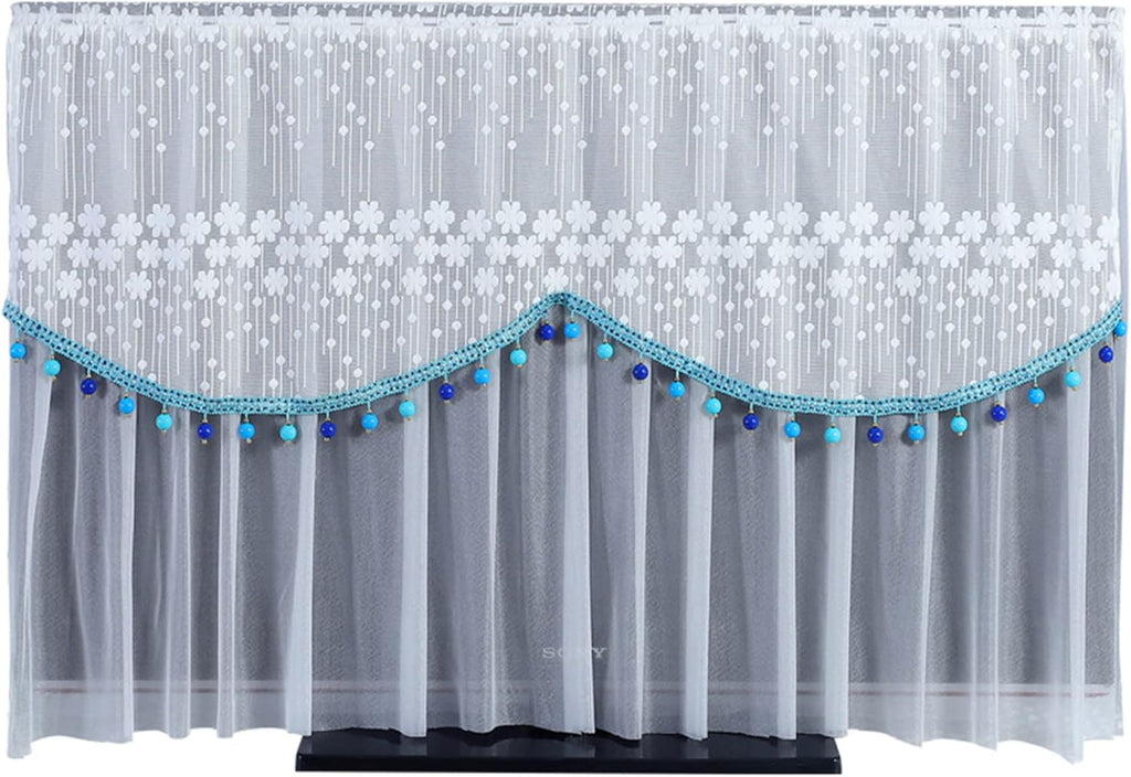 Embroidered Lace TV Dust Cover