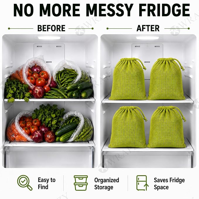 VeggieVault Freshness Bags
