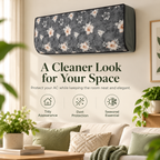 Floral AC Dust Cover