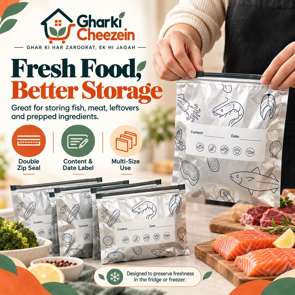 Aluminum Foil Fresh Sealed Bag - detail view 2 | Ghar Ki Cheezein