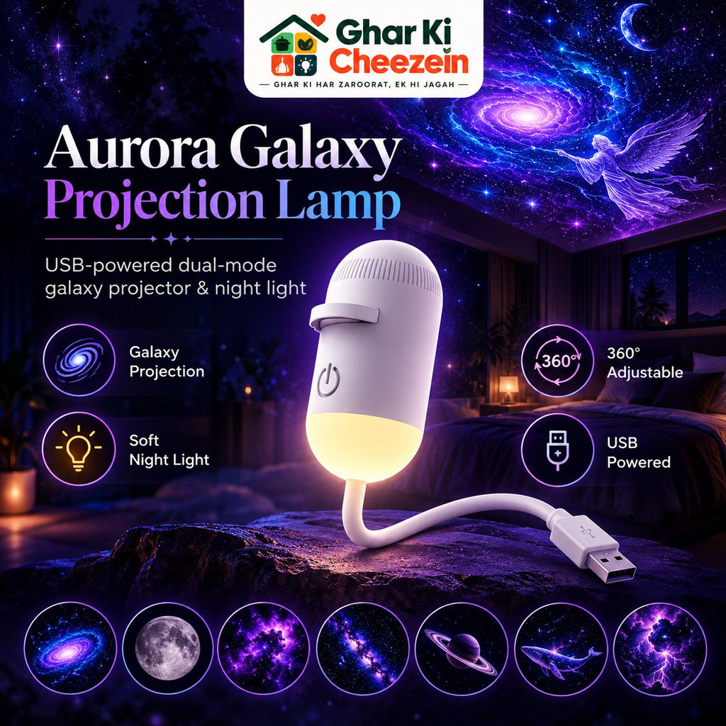 Aurora Galaxy Projection Lamp | Ghar Ki Cheezein Pakistan