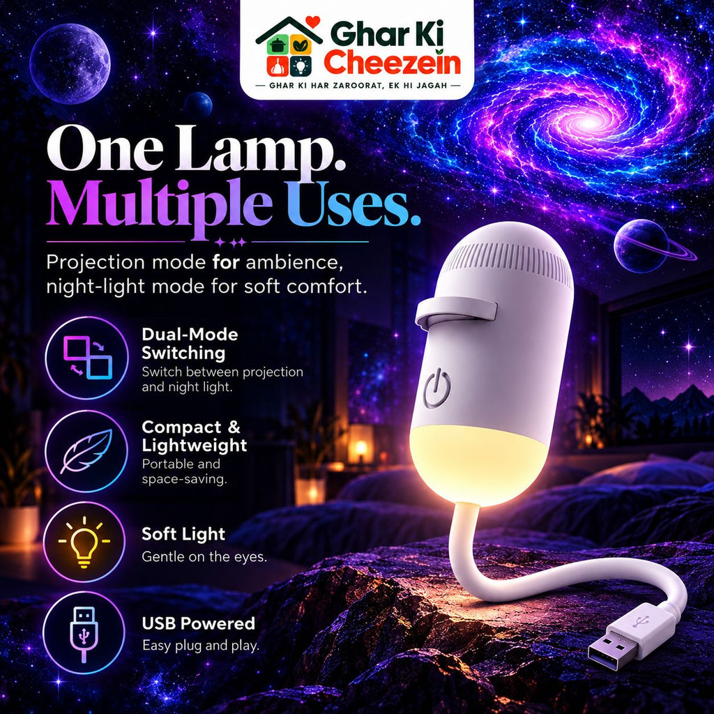 Aurora Galaxy Projection Lamp - detail view 4 | Ghar Ki Cheezein