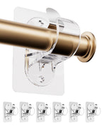 No-Drill Universal Curtain Rod Holder