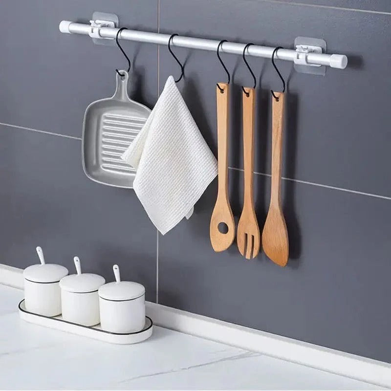 No-Drill Universal Curtain Rod Holder