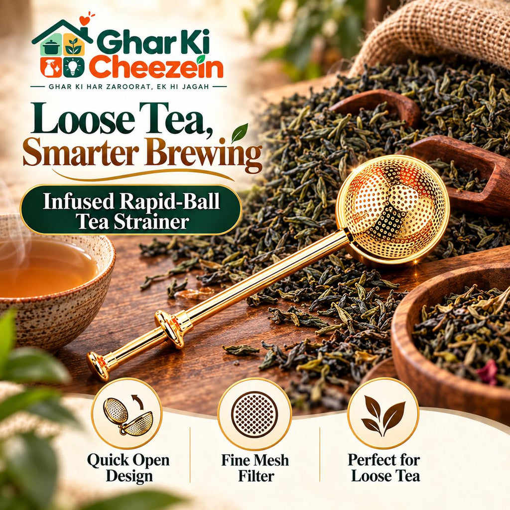 Infused Rapid-Ball Tea Strainer - detail view 2 | Ghar Ki Cheezein