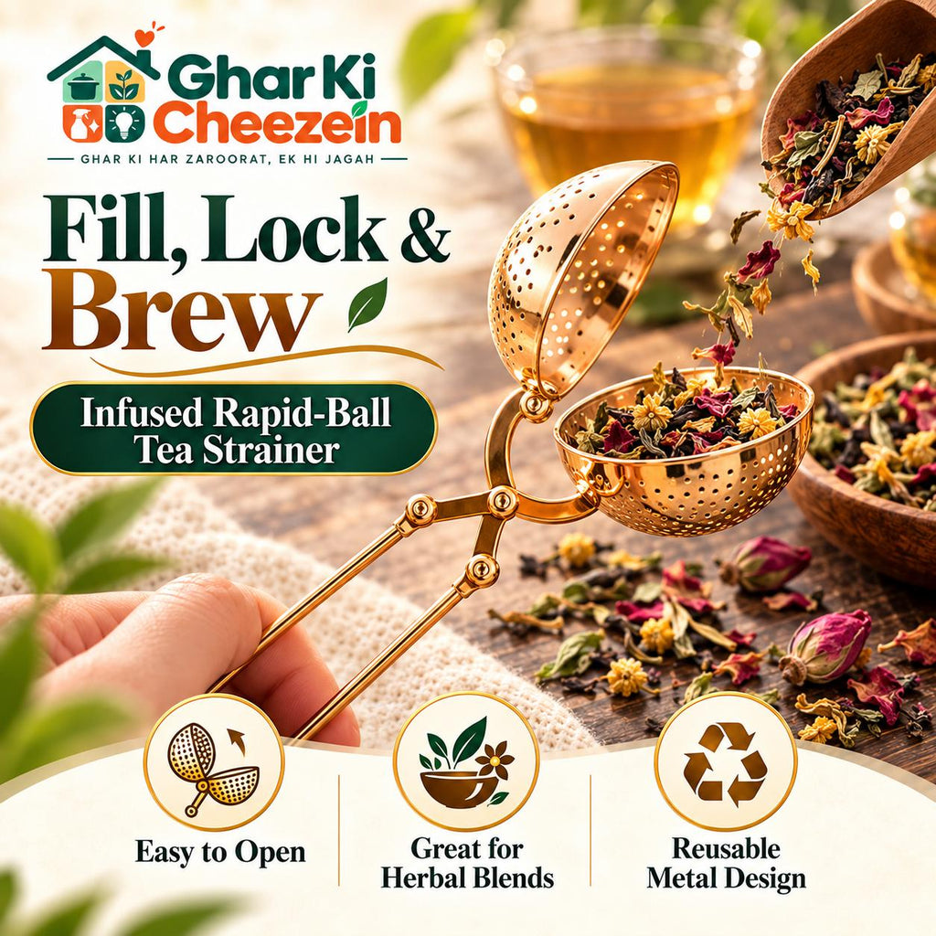 Infused Rapid-Ball Tea Strainer - detail view 3 | Ghar Ki Cheezein