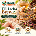 Infused Rapid-Ball Tea Strainer - detail view 3 | Ghar Ki Cheezein