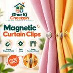 Magnetic Curtain Clips - detail view 4 | Ghar Ki Cheezein